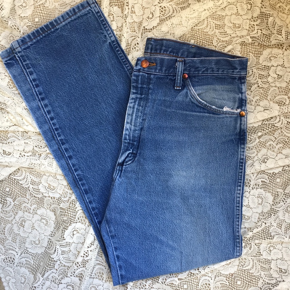 Beautiful fade. Vintage wranglers